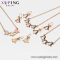 64549 Xuping new style personalized designs 18k gold two pieces jewelry set with promotion price